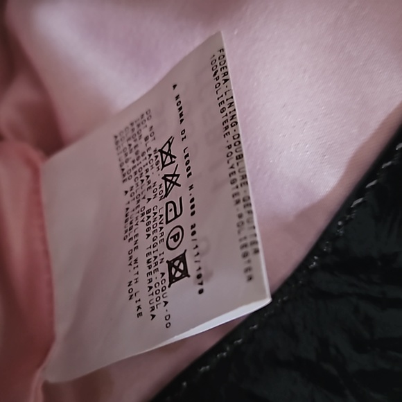 D & G - Y2K black leather silver logo shoulder bag - Picture 12 of 13